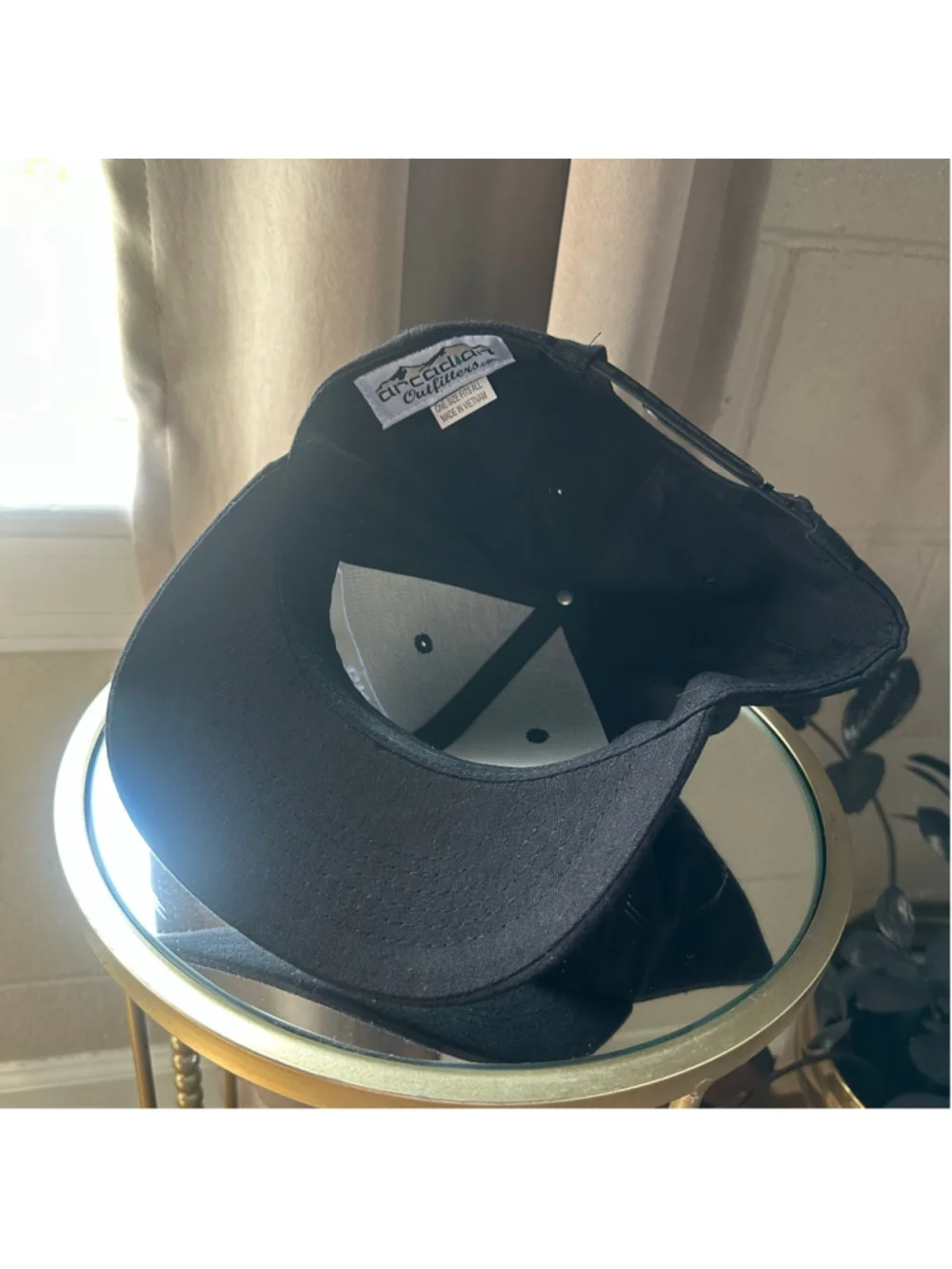 Men's Arcadian Outfitters Black White No Vacancy Montana Hat One Size